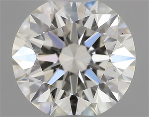 Picture of Natural Diamond 0.41 Carats, Round with Excellent Cut, J Color, VS2 Clarity and Certified by GIA