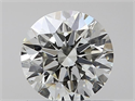 Natural Diamond 0.50 Carats, Round with Excellent Cut, K Color, VVS2 Clarity and Certified by GIA