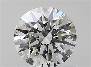 Picture of Natural Diamond 0.50 Carats, Round with Excellent Cut, K Color, VVS2 Clarity and Certified by GIA