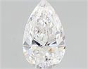 Natural Diamond 1.01 Carats, Pear with  Cut, D Color, VVS1 Clarity and Certified by GIA