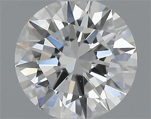 Picture of Natural Diamond 0.40 Carats, Round with Excellent Cut, H Color, VS1 Clarity and Certified by GIA