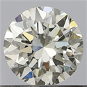 Natural Diamond 0.50 Carats, Round with Very Good Cut, J Color, VVS2 Clarity and Certified by GIA