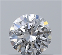 Natural Diamond 0.41 Carats, Round with Excellent Cut, D Color, VS2 Clarity and Certified by GIA