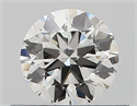 Natural Diamond 0.40 Carats, Round with Very Good Cut, G Color, VS1 Clarity and Certified by GIA