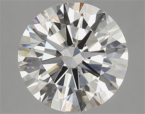 Picture of Natural Diamond 4.02 Carats, Round with Excellent Cut, J Color, VS2 Clarity and Certified by GIA