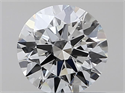 Natural Diamond 0.50 Carats, Round with Excellent Cut, I Color, VS2 Clarity and Certified by GIA