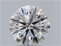 Natural Diamond 1.77 Carats, Round with Excellent Cut, D Color, VS2 Clarity and Certified by GIA