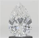 Natural Diamond 1.09 Carats, Pear with  Cut, E Color, SI2 Clarity and Certified by GIA