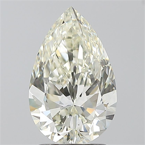 Picture of Natural Diamond 2.01 Carats, Pear with  Cut, J Color, VS2 Clarity and Certified by IGI