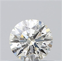 Natural Diamond 0.42 Carats, Round with Excellent Cut, K Color, SI1 Clarity and Certified by GIA