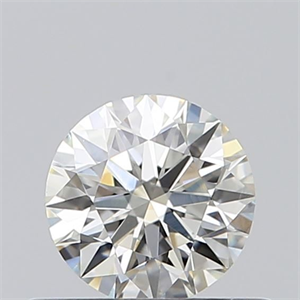 Picture of Natural Diamond 0.42 Carats, Round with Excellent Cut, K Color, SI1 Clarity and Certified by GIA