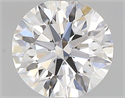 Natural Diamond 0.40 Carats, Round with Excellent Cut, D Color, VVS1 Clarity and Certified by GIA