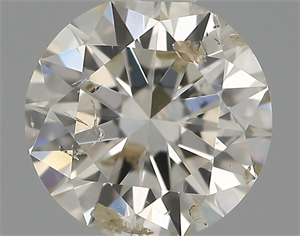 Picture of Natural Diamond 0.51 Carats, Round with Excellent Cut, I Color, SI2 Clarity and Certified by IGI