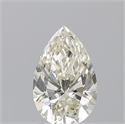 Natural Diamond 1.52 Carats, Pear with  Cut, J Color, VVS1 Clarity and Certified by IGI