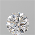 Natural Diamond 2.01 Carats, Round with Excellent Cut, D Color, IF Clarity and Certified by GIA