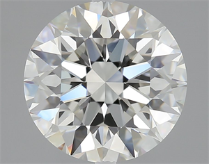 Picture of Natural Diamond 2.70 Carats, Round with Excellent Cut, G Color, IF Clarity and Certified by IGI