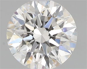 Picture of Natural Diamond 0.40 Carats, Round with Excellent Cut, F Color, VS1 Clarity and Certified by GIA