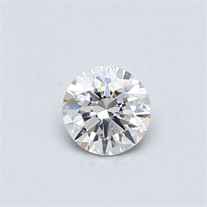 Picture of Natural Diamond 0.40 Carats, Round with Very Good Cut, E Color, SI1 Clarity and Certified by GIA