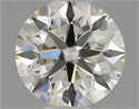 Natural Diamond 0.40 Carats, Round with Very Good Cut, H Color, VS2 Clarity and Certified by IGI