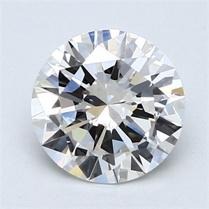 Picture of Natural Diamond 1.56 Carats, Round with Very Good Cut, G Color, VVS1 Clarity and Certified by GIA