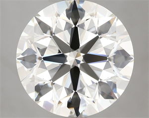 Picture of Natural Diamond 3.51 Carats, Round with Excellent Cut, I Color, IF Clarity and Certified by IGI