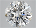 Natural Diamond 4.02 Carats, Round with Excellent Cut, D Color, VVS2 Clarity and Certified by GIA