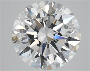 Picture of Natural Diamond 4.02 Carats, Round with Excellent Cut, D Color, VVS2 Clarity and Certified by GIA