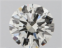 Natural Diamond 0.40 Carats, Round with Excellent Cut, J Color, VS1 Clarity and Certified by GIA