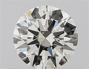 Picture of Natural Diamond 0.40 Carats, Round with Excellent Cut, J Color, VS1 Clarity and Certified by GIA