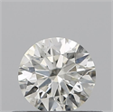 Natural Diamond 0.40 Carats, Round with Excellent Cut, K Color, SI2 Clarity and Certified by GIA