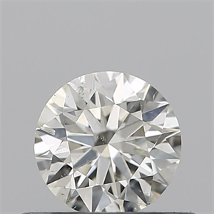 Picture of Natural Diamond 0.40 Carats, Round with Excellent Cut, K Color, SI2 Clarity and Certified by GIA