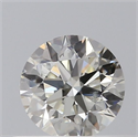 Natural Diamond 0.40 Carats, Round with Excellent Cut, K Color, SI2 Clarity and Certified by GIA