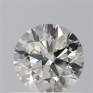 Picture of Natural Diamond 0.40 Carats, Round with Excellent Cut, K Color, SI2 Clarity and Certified by GIA