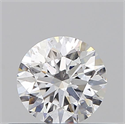 Natural Diamond 0.40 Carats, Round with Excellent Cut, D Color, SI2 Clarity and Certified by GIA