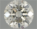 Natural Diamond 0.50 Carats, Round with Excellent Cut, J Color, SI2 Clarity and Certified by IGI