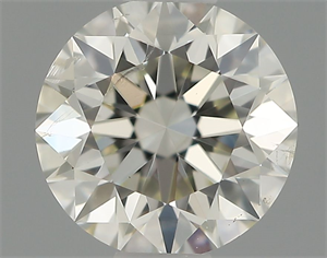 Picture of Natural Diamond 0.50 Carats, Round with Excellent Cut, J Color, SI2 Clarity and Certified by IGI