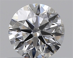 Picture of Natural Diamond 0.40 Carats, Round with Excellent Cut, F Color, SI2 Clarity and Certified by GIA