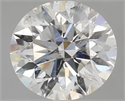 Natural Diamond 3.01 Carats, Round with Excellent Cut, H Color, SI2 Clarity and Certified by GIA