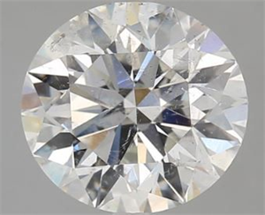 Picture of Natural Diamond 3.01 Carats, Round with Excellent Cut, H Color, SI2 Clarity and Certified by GIA