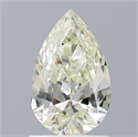 Natural Diamond 1.00 Carats, Pear with  Cut, K Color, IF Clarity and Certified by IGI