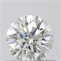 Natural Diamond 0.40 Carats, Round with Excellent Cut, I Color, VVS2 Clarity and Certified by GIA