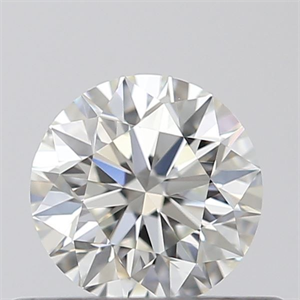 Picture of Natural Diamond 0.40 Carats, Round with Excellent Cut, I Color, VVS2 Clarity and Certified by GIA