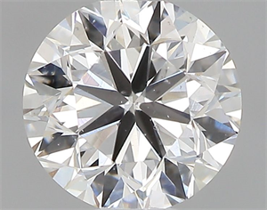 Picture of Natural Diamond 0.50 Carats, Round with Very Good Cut, F Color, SI2 Clarity and Certified by GIA