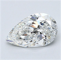 Natural Diamond 1.32 Carats, Pear with  Cut, G Color, VS2 Clarity and Certified by GIA