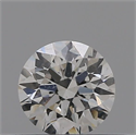 Natural Diamond 0.41 Carats, Round with Excellent Cut, F Color, VVS1 Clarity and Certified by GIA