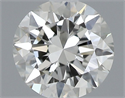 Natural Diamond 0.40 Carats, Round with Very Good Cut, I Color, VVS2 Clarity and Certified by GIA