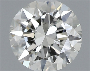 Picture of Natural Diamond 0.40 Carats, Round with Very Good Cut, I Color, VVS2 Clarity and Certified by GIA