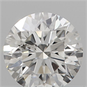 Natural Diamond 0.40 Carats, Round with Excellent Cut, H Color, SI2 Clarity and Certified by GIA