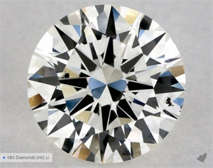 Picture of Natural Diamond 0.53 Carats, Round with Excellent Cut, J Color, SI2 Clarity and Certified by GIA