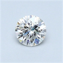 Natural Diamond 0.44 Carats, Round with Very Good Cut, G Color, VS2 Clarity and Certified by GIA